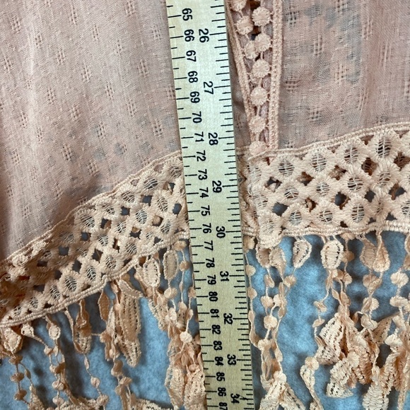 2Chic Peach Kimono One Size Fits Most - Picture 6 of 6